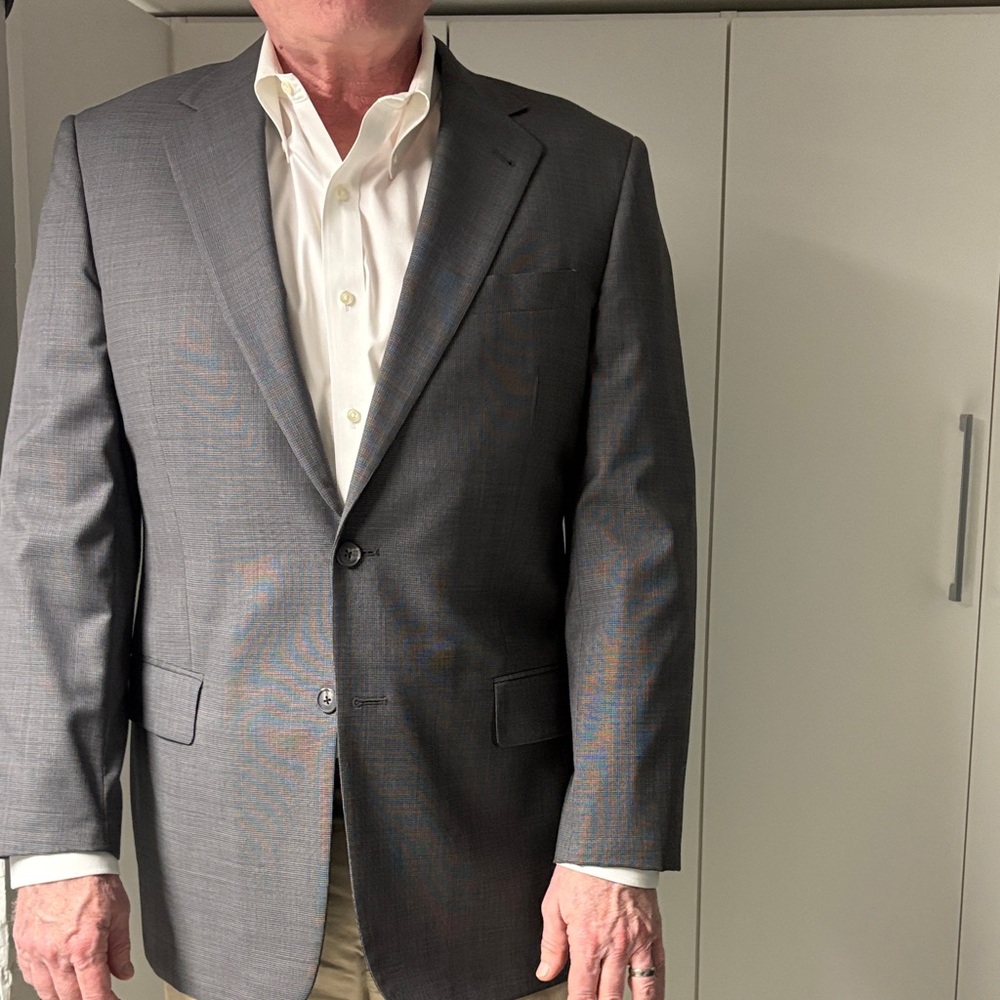 Joseph Abboud Classic Gray Two-Button Suit